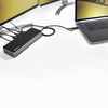 StarTech.com USB-C & USB-A Dock - Hybrid Universal Triple Monitor Laptop Docking Station w/ DisplayPort & HDMI 4K 60Hz - 85W Power Delivery, 6x USB Hub, GbE, Audio - USB 3.1 Gen 2 10Gbps