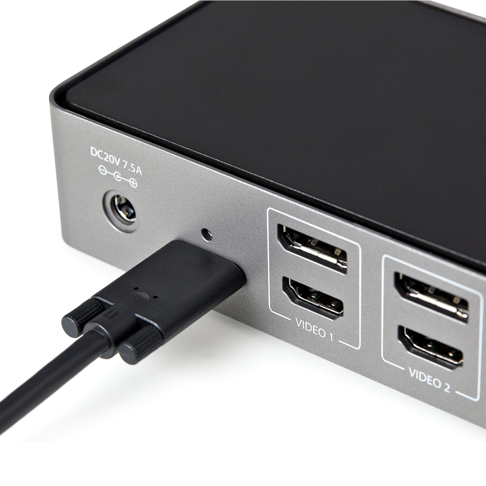 StarTech.com USB-C & USB-A Dock - Hybrid Universal Triple Monitor Laptop Docking Station w/ DisplayPort & HDMI 4K 60Hz - 85W Power Delivery, 6x USB Hub, GbE, Audio - USB 3.1 Gen 2 10Gbps