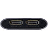StarTech.com Thunderbolt to Dual DisplayPort Adapter DP 1.4, Dual 4K 60Hz or Single 8K/5K Thunderbolt to DP Converter, 2x DisplayPort Monitor Video Display Adapter - Mac & Windows