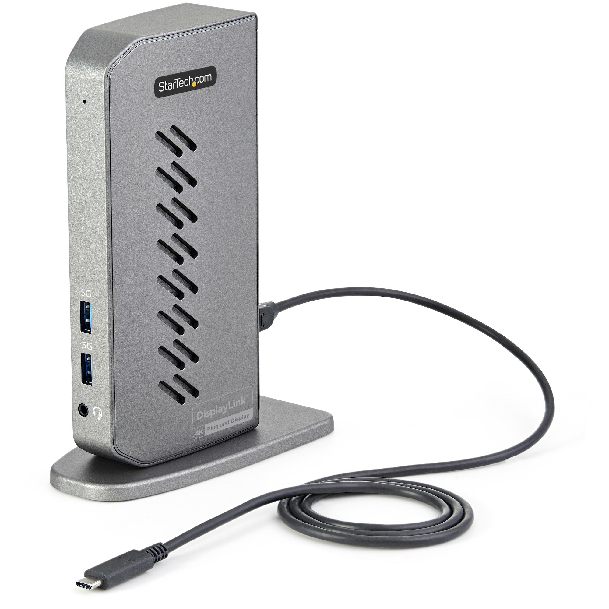 StarTech.com USB-C USB-A Dock - Hybrid Universal USB 3.0 Docking Station for USB-C or USB-A Laptop - Dual Monitor 4K 60Hz HDMI/DisplayPort - 6x USB-A, GbE - USB 3.1/3.2 Gen 1 - Windows/Mac