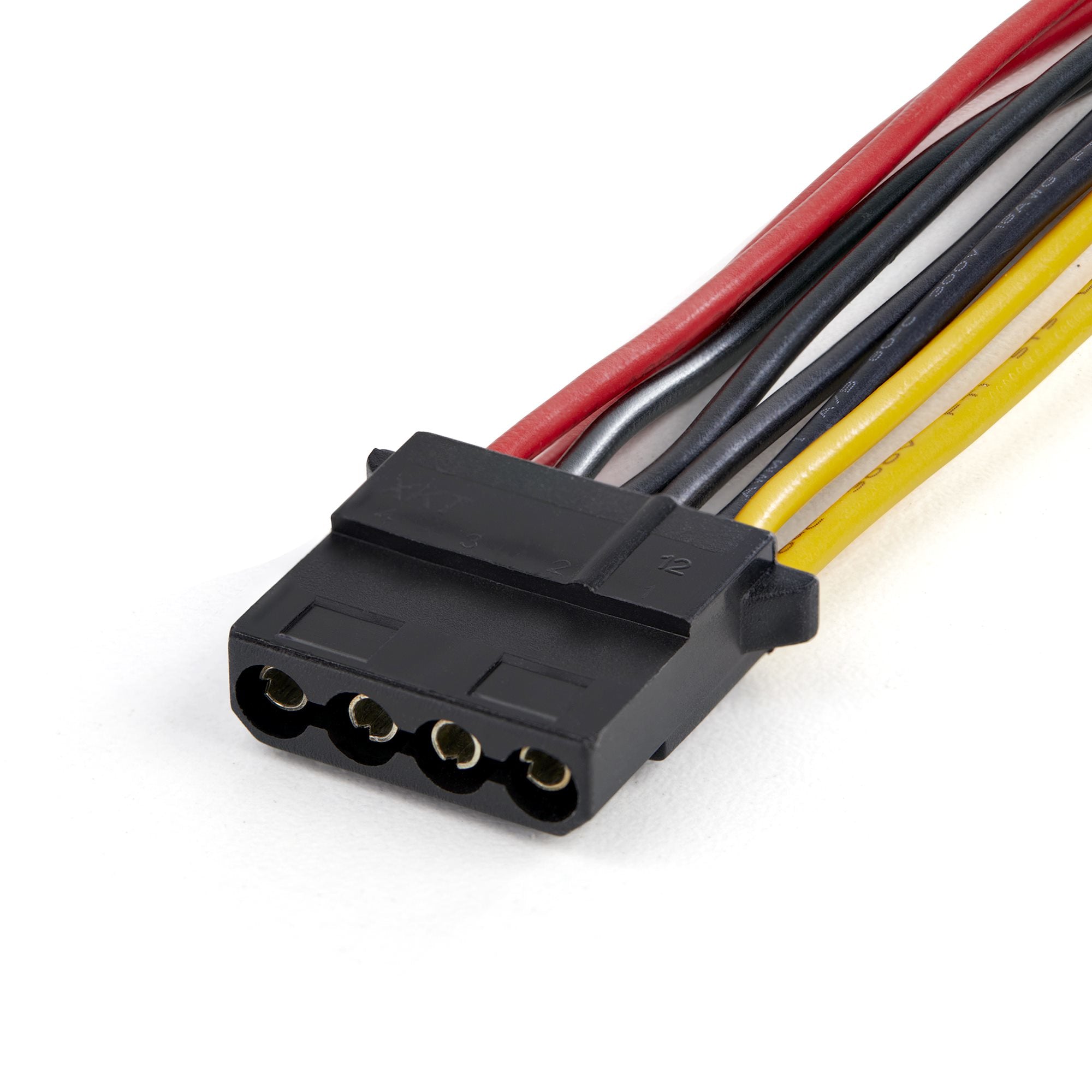 StarTech.com Dual SATA to LP4 Power Doubler Cable Adapter Ã¢â‚¬â€œ 2 SATA to 4 Pin LP4 Internal PC Peripheral Power Supply Connector Ã¢â‚¬â€œ SATA Y Cable Ã¢â‚¬â€œ Male/Female Ã¢â‚¬â€œ 18 AWG Wire Ã¢â‚¬â€œ 9 Amps/108W