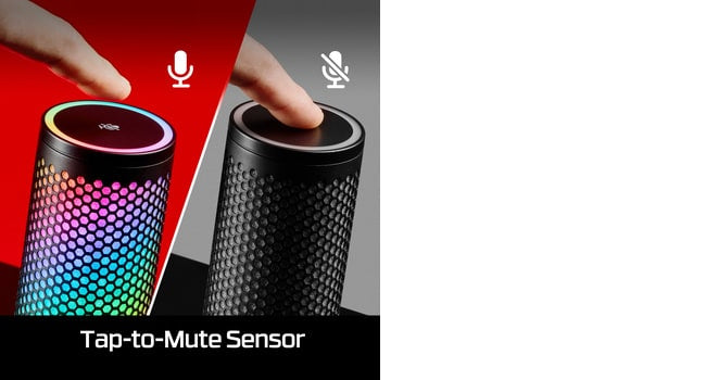 HyperX QuadCast 2 S - USB Microphone (Black) Table microphone