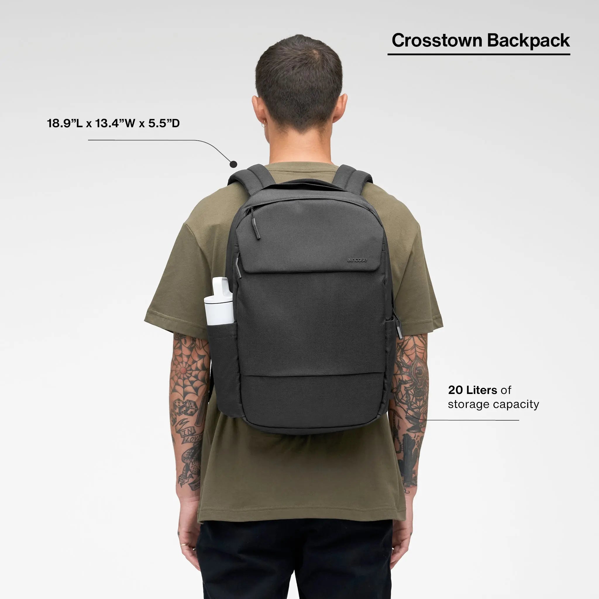 Incase Crosstown Backpack with Woolenex 20L