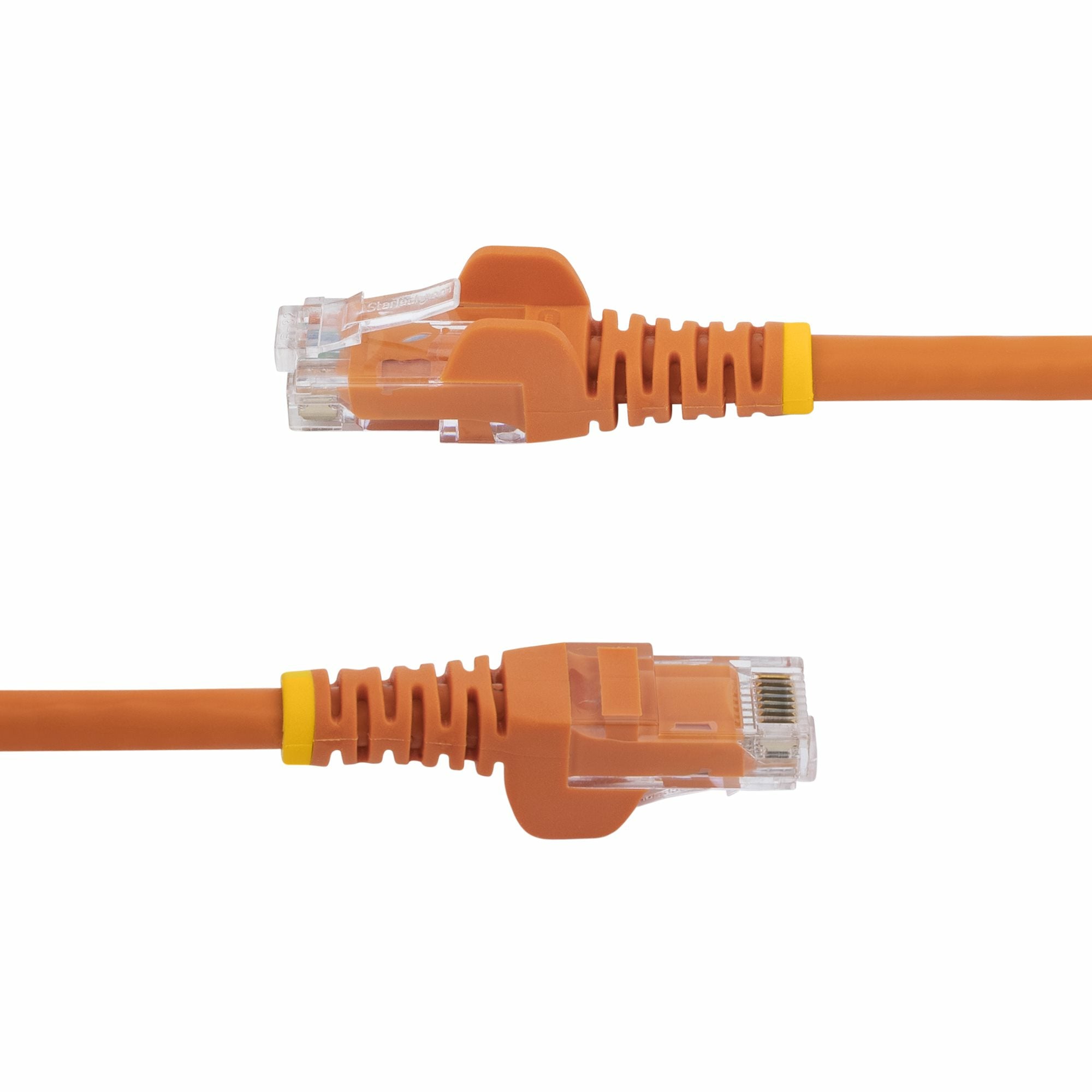 StarTech.com 3m CAT6 Ethernet Cable - Orange CAT 6 Gigabit Ethernet Wire -650MHz 100W PoE RJ45 UTP Network/Patch Cord Snagless w/Strain Relief Fluke Tested/Wiring is UL Certified/TIA