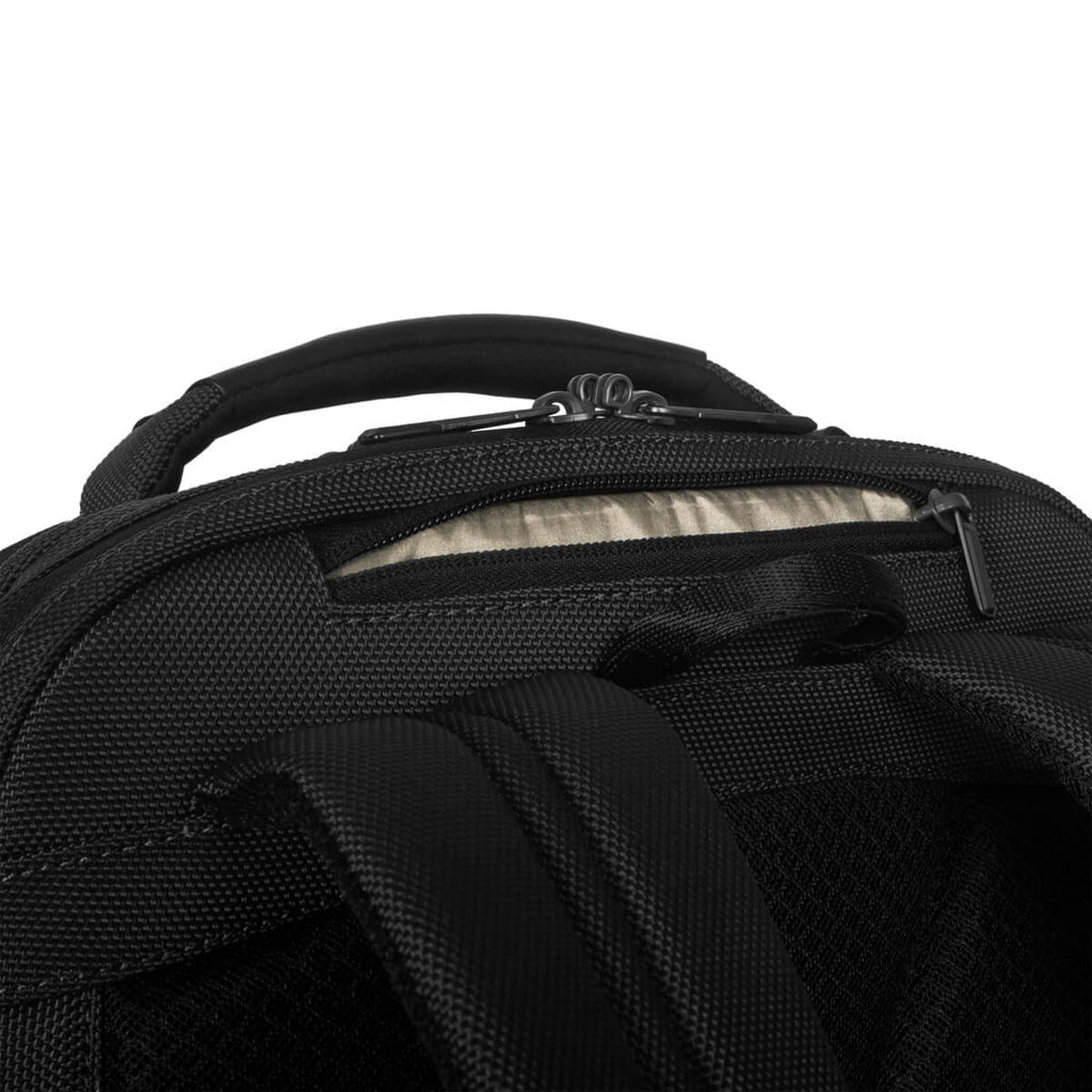 Targus HeritageLuxe backpack Travel backpack Black Polyester