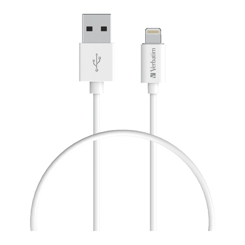 CHARGE SYNC LIGHTNING CABLE 1M - WHITE