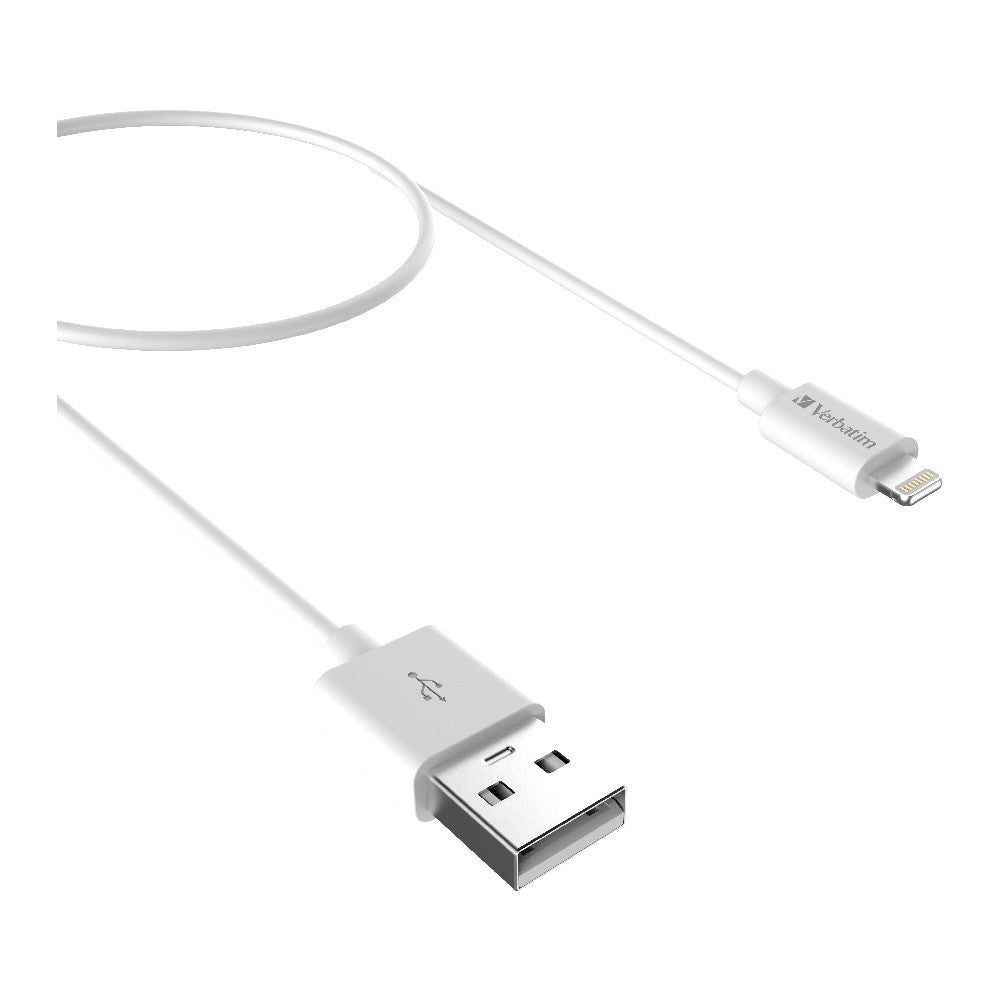 CHARGE SYNC LIGHTNING CABLE 1M - WHITE