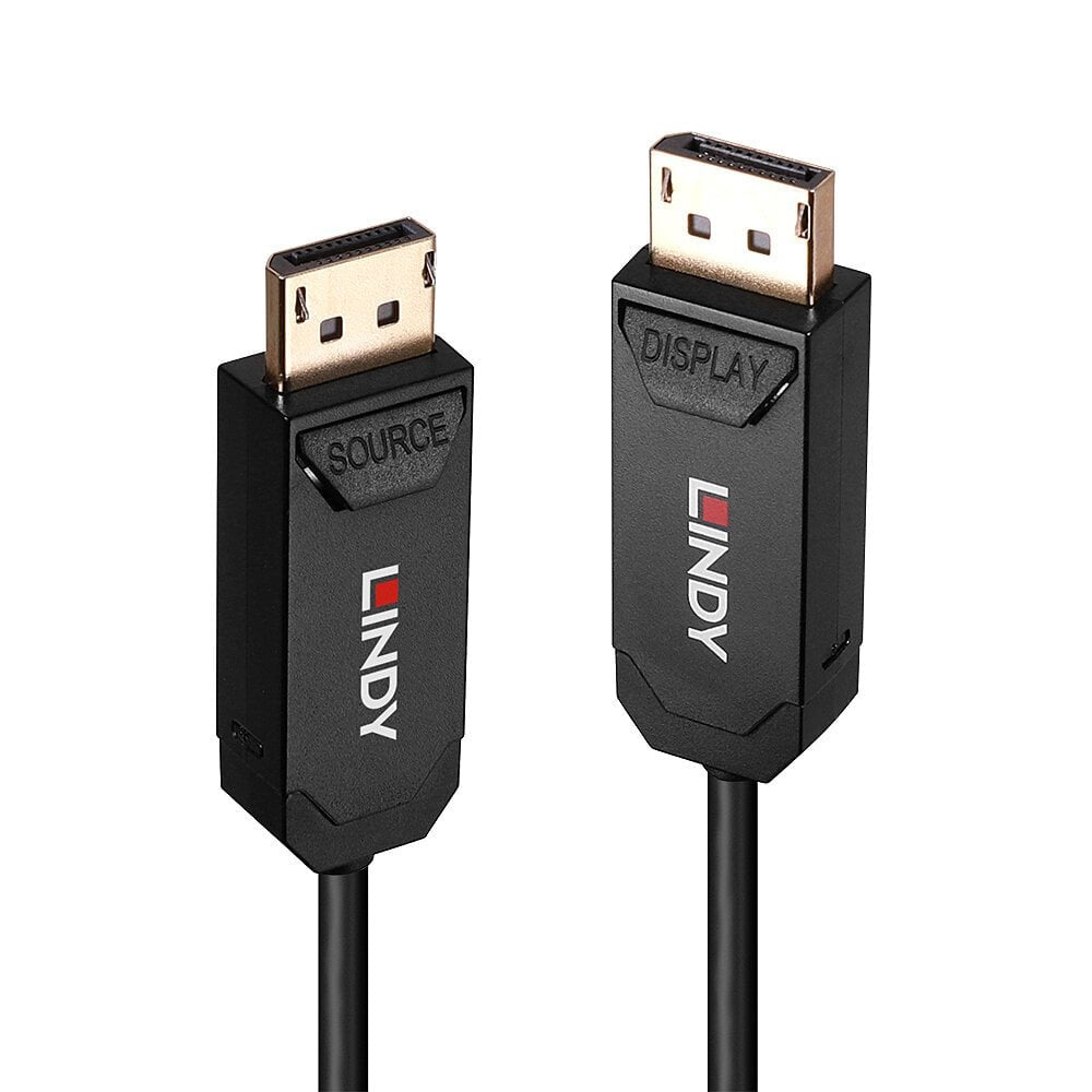 Lindy 10m Fibre Optic DP Cable