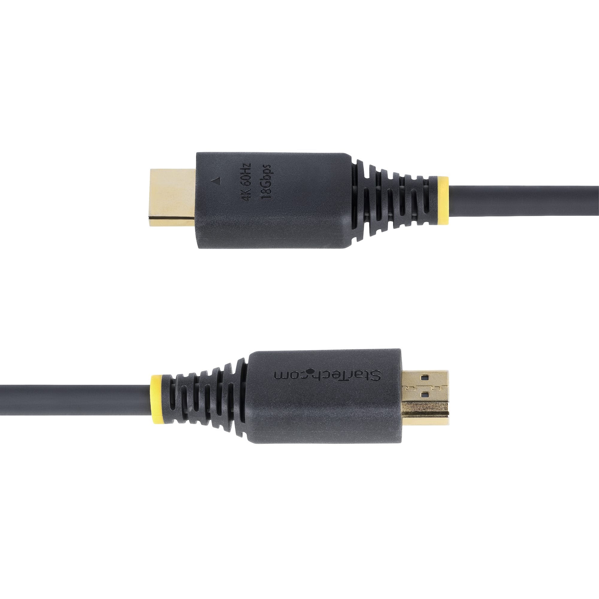 StarTech.com 30cm (1ft) High Speed HDMI Cable, 4K 60Hz/1440p 144Hz, HDR10/HDCP 2.2/ARC, 18Gbps, UHD HDMI 2.0 Cord for TV/Monitor/Display, TPE Jacket