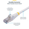 StarTech.com 2m Blue CAT8 Ethernet Cable, Snagless RJ45, 25G/40G, 2000MHz, 100W PoE++, S/FTP, 26AWG Pure Bare Copper Wire, LSZH, Shielded Network Patch Cord w/Strain Reliefs, Fluke Channel Tested