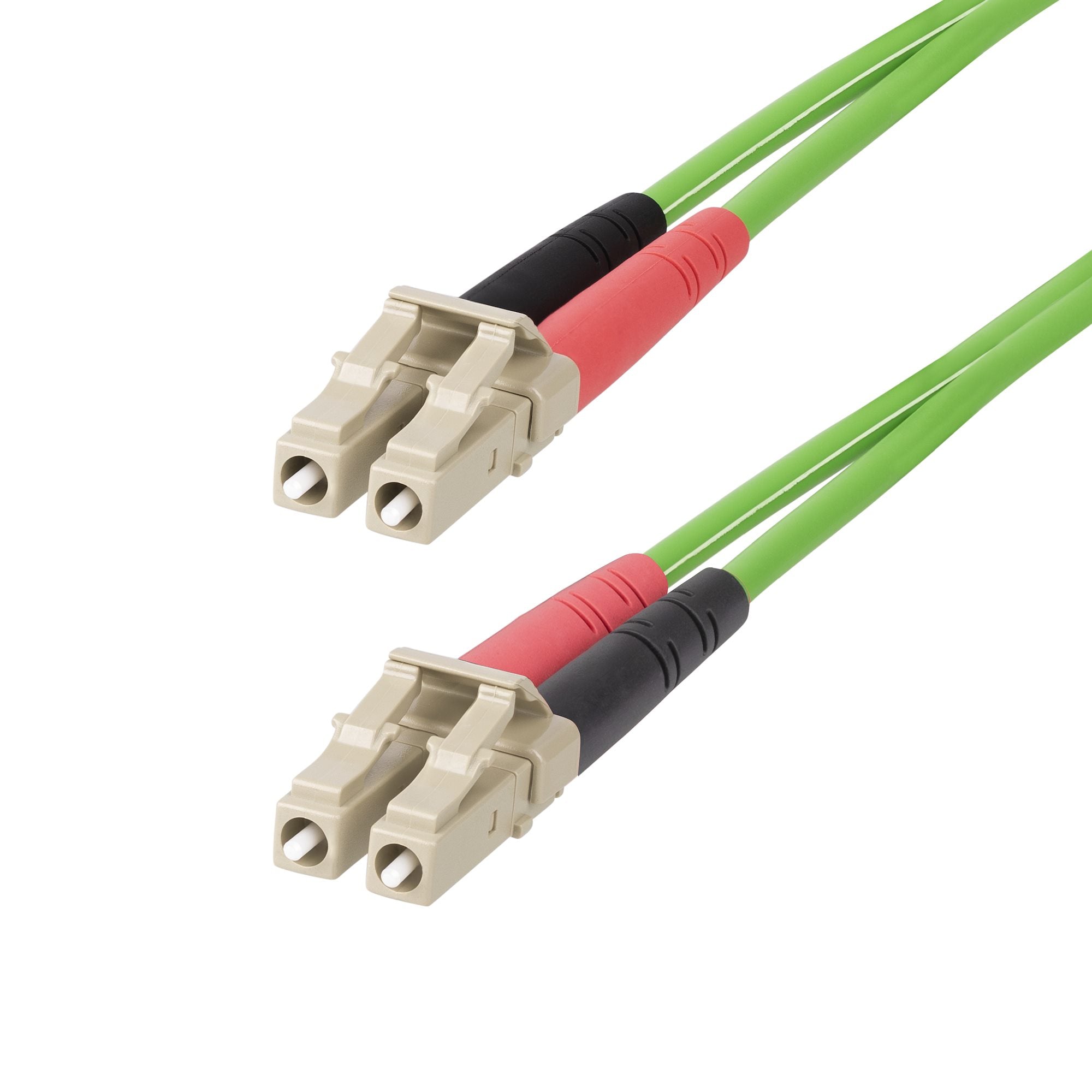 StarTech.com 20m (65.6ft) LC to LC (UPC) OM5 Multimode Fiber Optic Cable, 50/125µm Duplex LOMMF Zipcord, VCSEL, 40G/100G, LSZH Fiber Jumper Cord