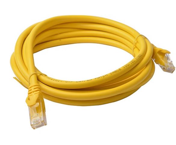 8Ware CAT6 Cable 3m - Yellow Premium RJ45 Ethernet Network LAN UTP Patch Cord 26AWG CU Jacket - Soundz Store AUSTRALIA
