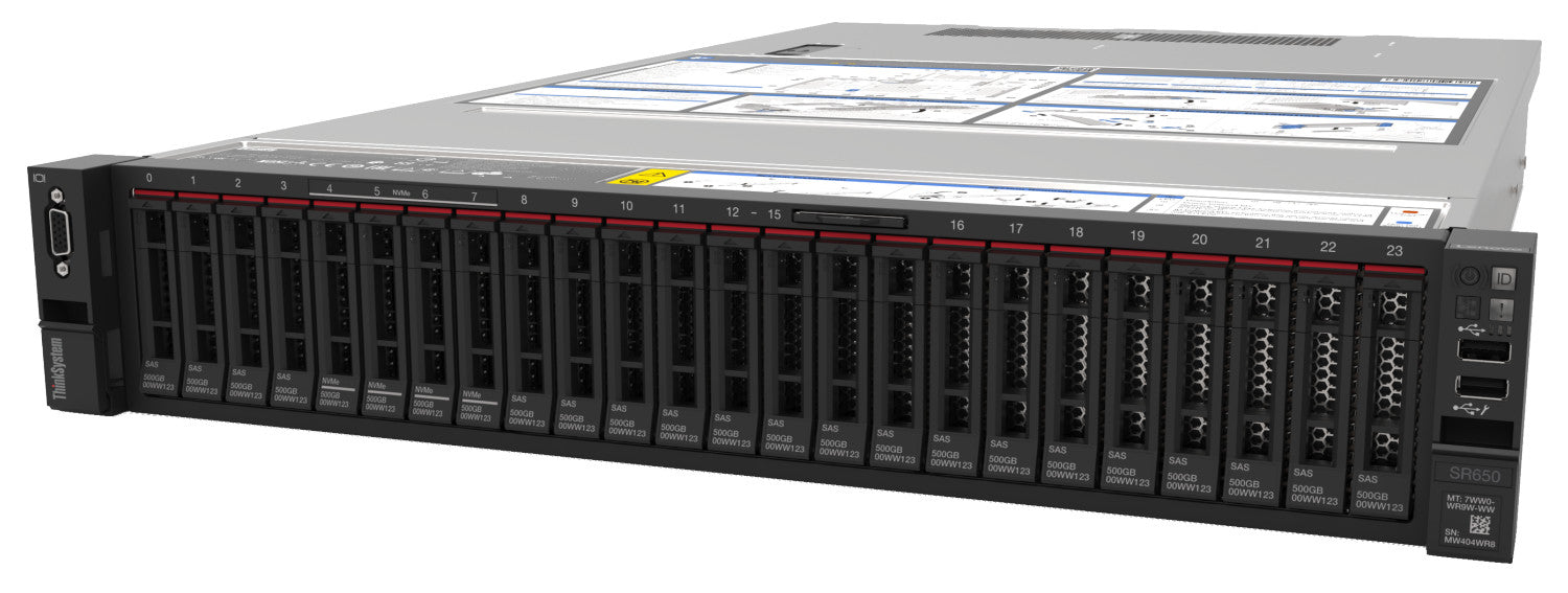 Lenovo ThinkSystem SR650 server Rack (2U) Intel Xeon Silver 4210 2.2 GHz 32 GB DDR4-SDRAM 750 W