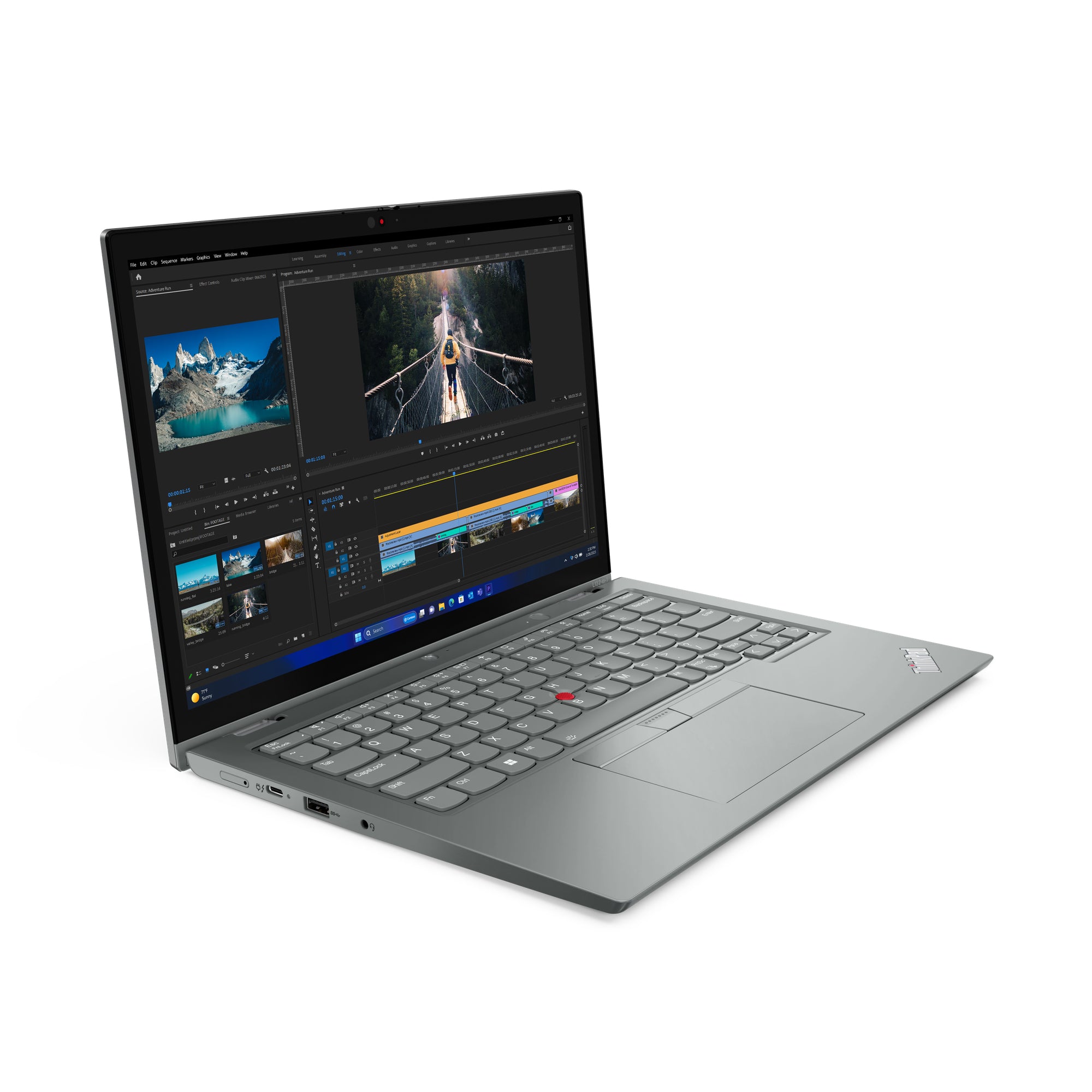 Lenovo ThinkPad L13 2-in-1 Gen 5 (Intel) Intel Core Ultra 5 125U Hybrid (2-in-1) 33.8 cm (13.3") Touchscreen WUXGA 16 GB LPDDR5-SDRAM 256 GB SSD Wi-Fi 6E (802.11ax) Windows 11 Pro Grey