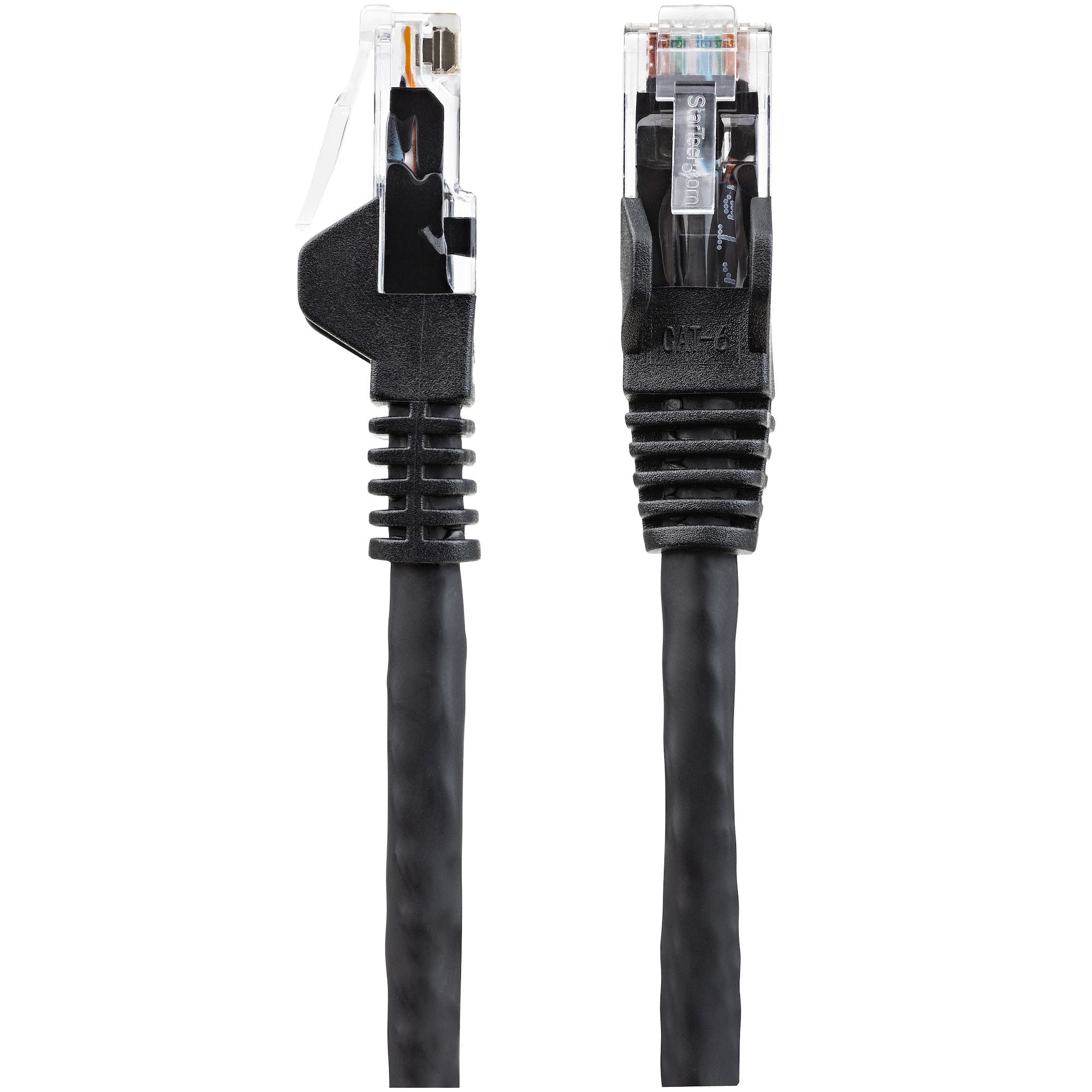 StarTech.com 10m CAT6 Ethernet Cable - LSZH (Low Smoke Zero Halogen) - 10 Gigabit 650MHz 100W PoE RJ45 10GbE UTP Network Patch Cord Snagless with Strain Relief - Black, CAT 6, ETL Verified, 24AWG