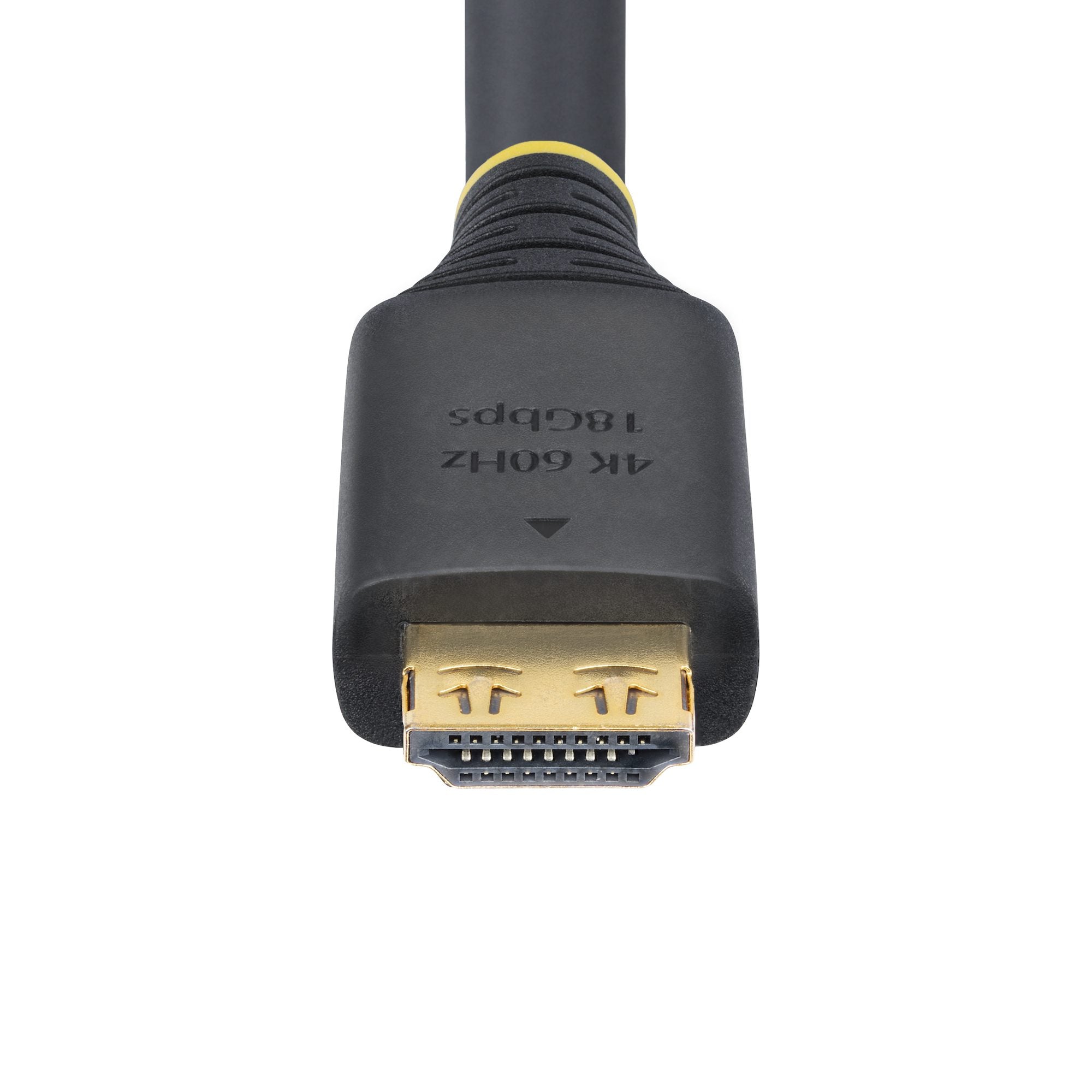 StarTech.com 20ft (6.1m) High Speed HDMI Cable with Gripping Connectors, 4K 60Hz/1440p 144Hz, HDR10/HDCP 2.2/ARC, 18Gbps, UHD HDMI 2.0 Cord for TV/Monitor/Display, TPE Jacket