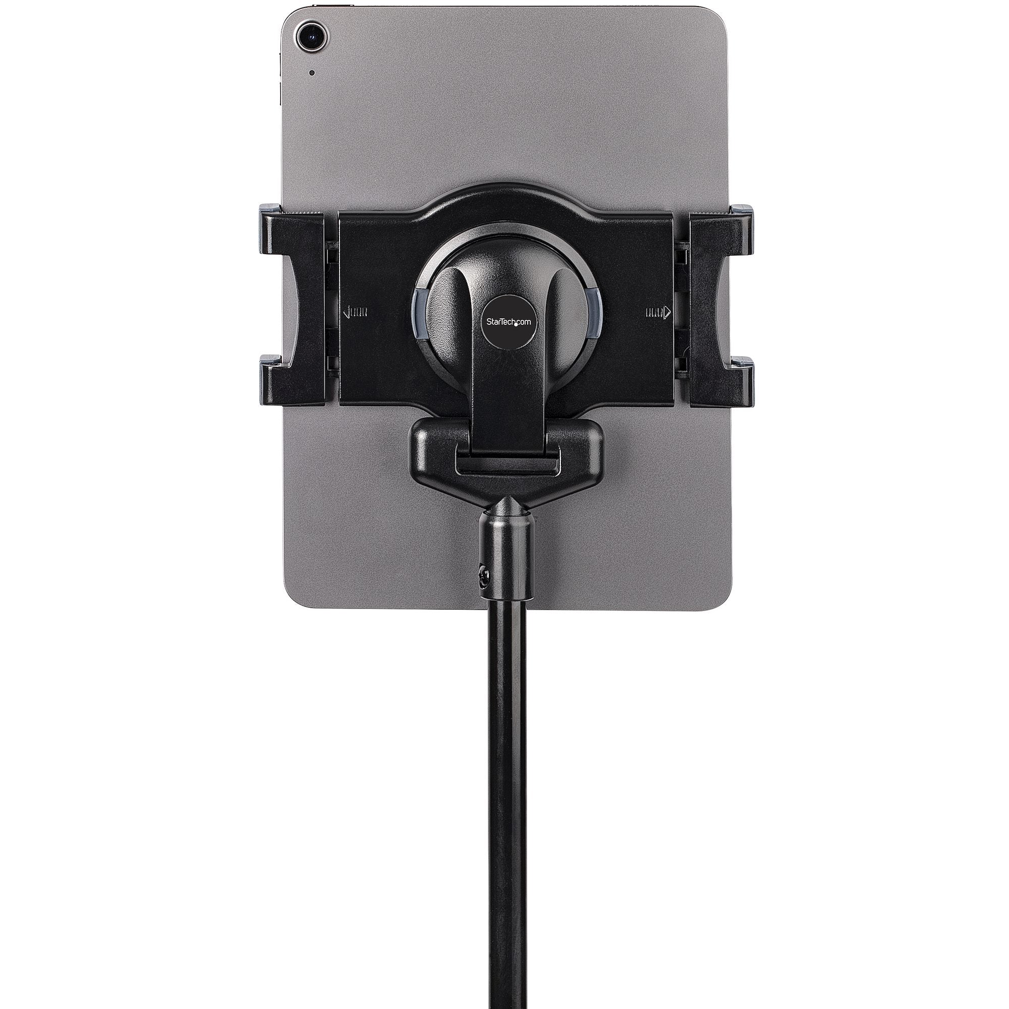 StarTech.com Mobile Tablet Stand with Lockable Wheels - Height Adjustable Cart - Universal Rolling Floor Stand for Tablets from 7 to 11 inch, Portable Tablet Stand w/ Detachable Tablet Holder