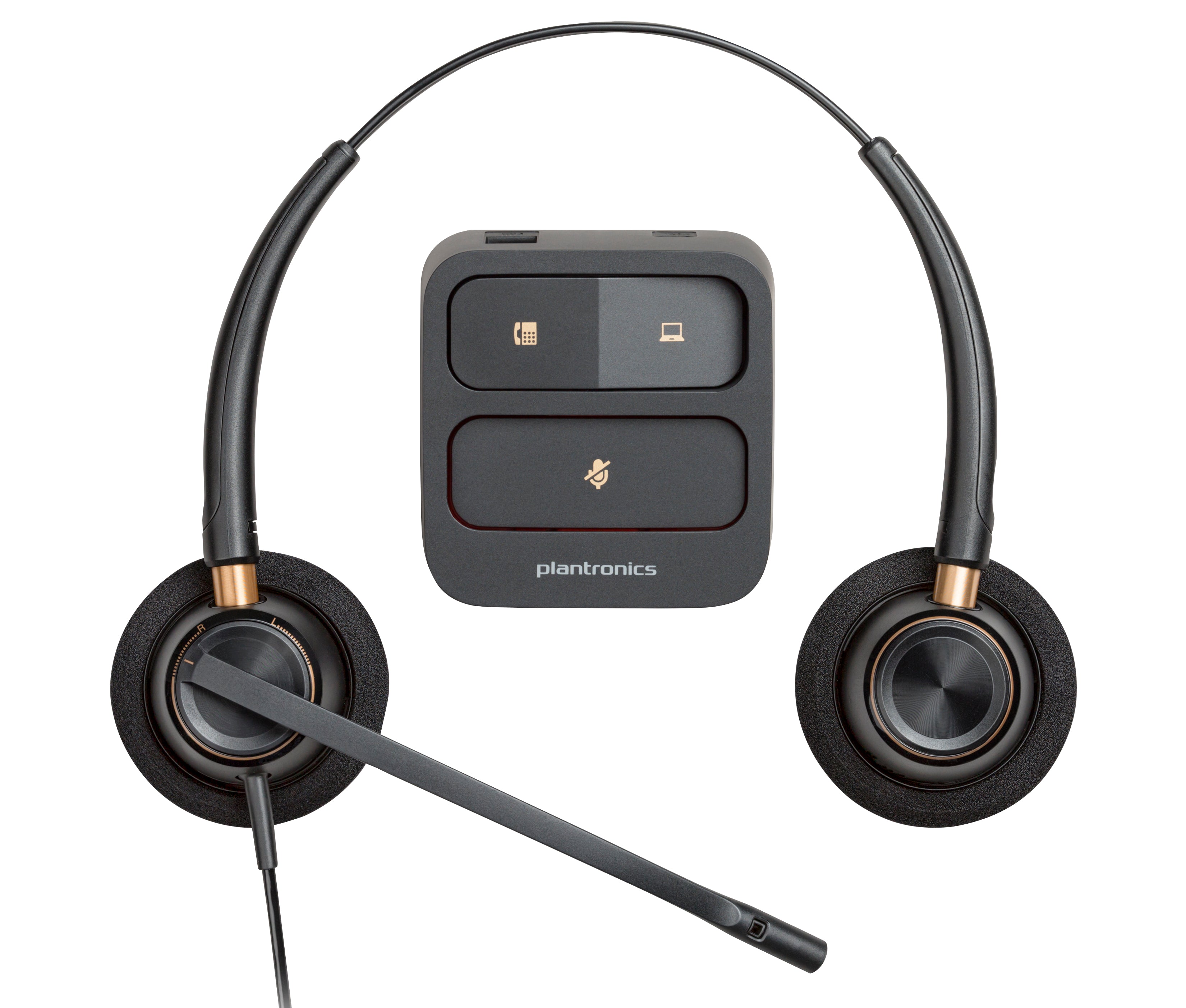 Poly EncorePro 520 Binaural Headset +Quick Disconnect