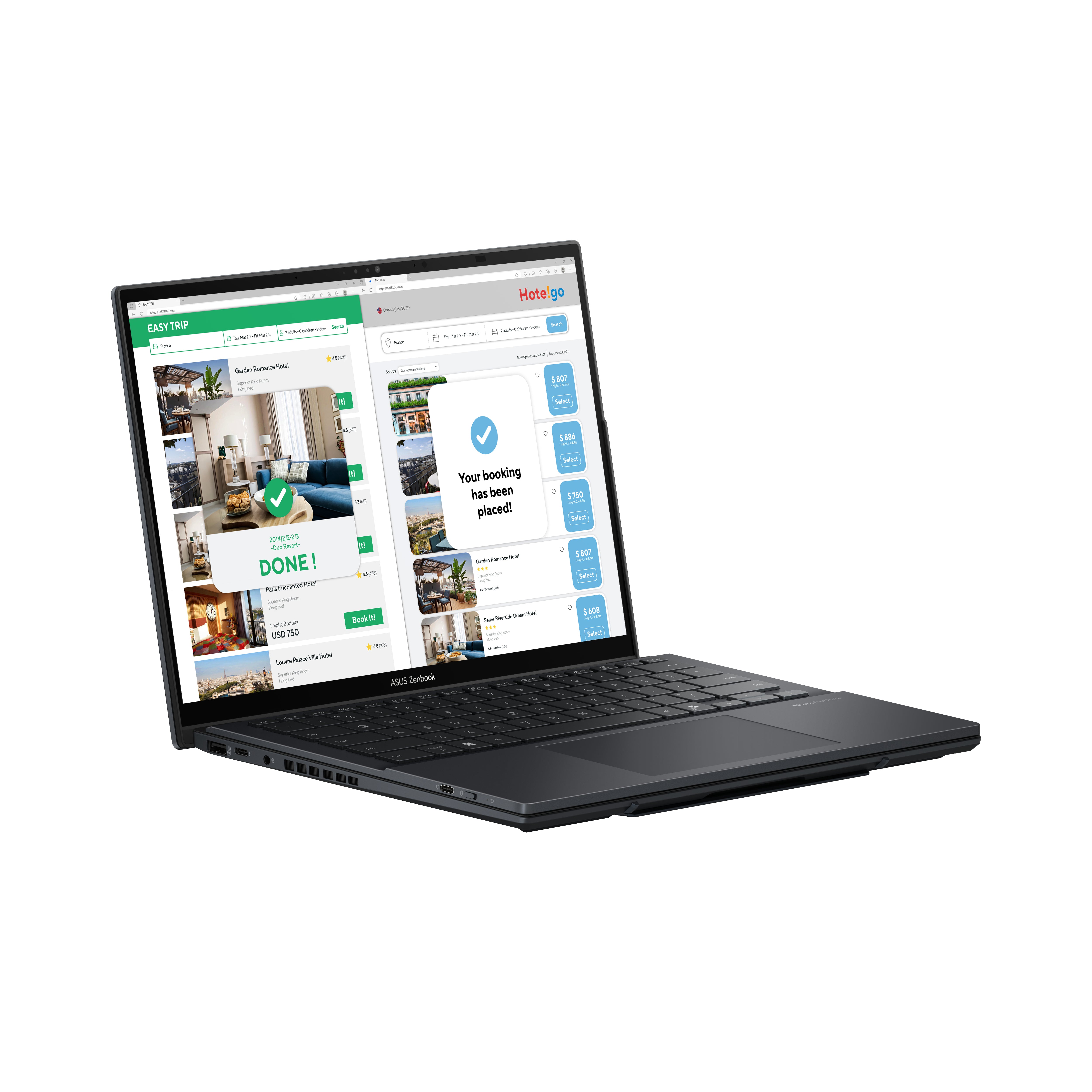 ASUS Zenbook Duo UX8406CA-PZ003W Intel Core Ultra 9 285H Hybrid (2-in-1) 35.6 cm (14") Touchscreen WQXGA+ 32 GB LPDDR5x-SDRAM 1 TB SSD Wi-Fi 7 (802.11be) Windows 11 Home Spanish Grey