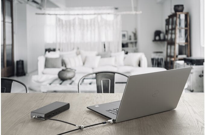 Kensington Slim N17 2.0 Keyed Dual Head Laptop Lock for Wedge-Shaped Slots