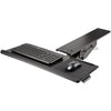 StarTech.com Under Desk Keyboard Tray - Full Motion & Height Adjustable Keyboard and Mouse Tray, 10