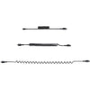 StarTech.com 20in / 50cm USB C to Lightning Cable, MFi Certified, Coiled iPhone Charger Cable, Black, Durable TPE Jacket Aramid Fiber, Heavy Duty Coil Lightning Cable