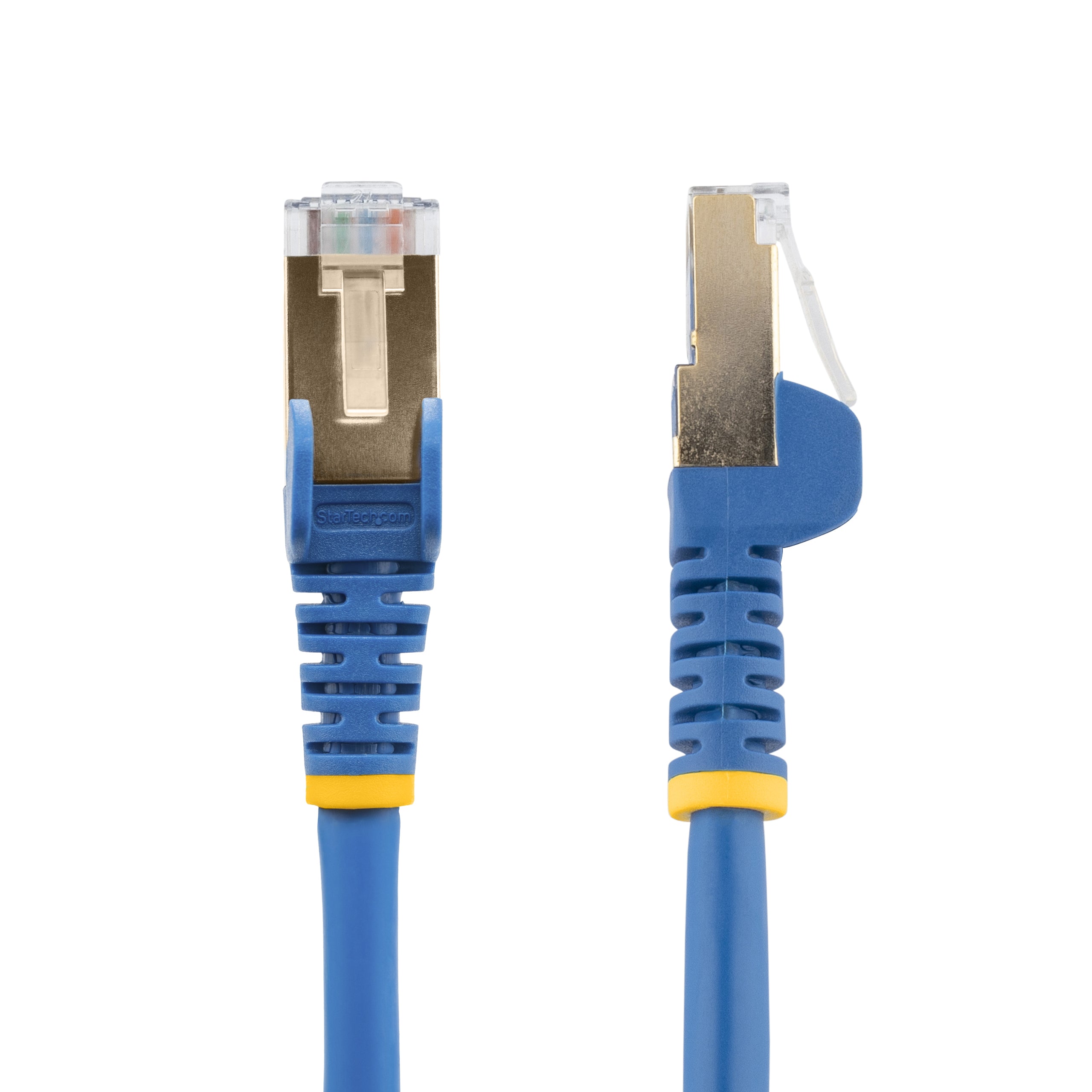 StarTech.com 7m CAT6a Ethernet Cable - 10 Gigabit Shielded Snagless RJ45 100W PoE Patch Cord - 10GbE STP Network Cable w/Strain Relief - Blue Fluke Tested/Wiring is UL Certified/TIA