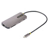 StarTech.com USB C Multiport Adapter 4K 60Hz HDMI Video, 3 Pt 5Gbps USB-A Hub, 100W USB Power Delivery Pass-Through/GbE/SD/MicroSD, 12