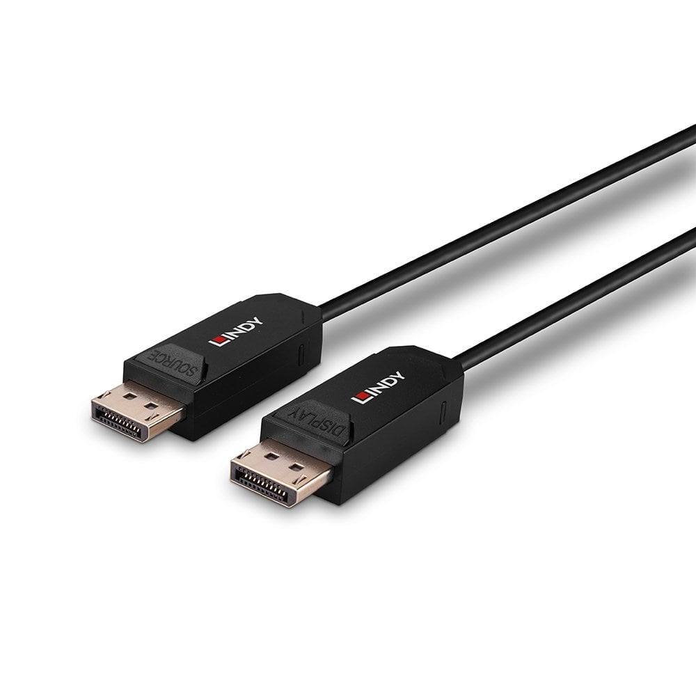 Lindy 10m Fibre Optic DP Cable