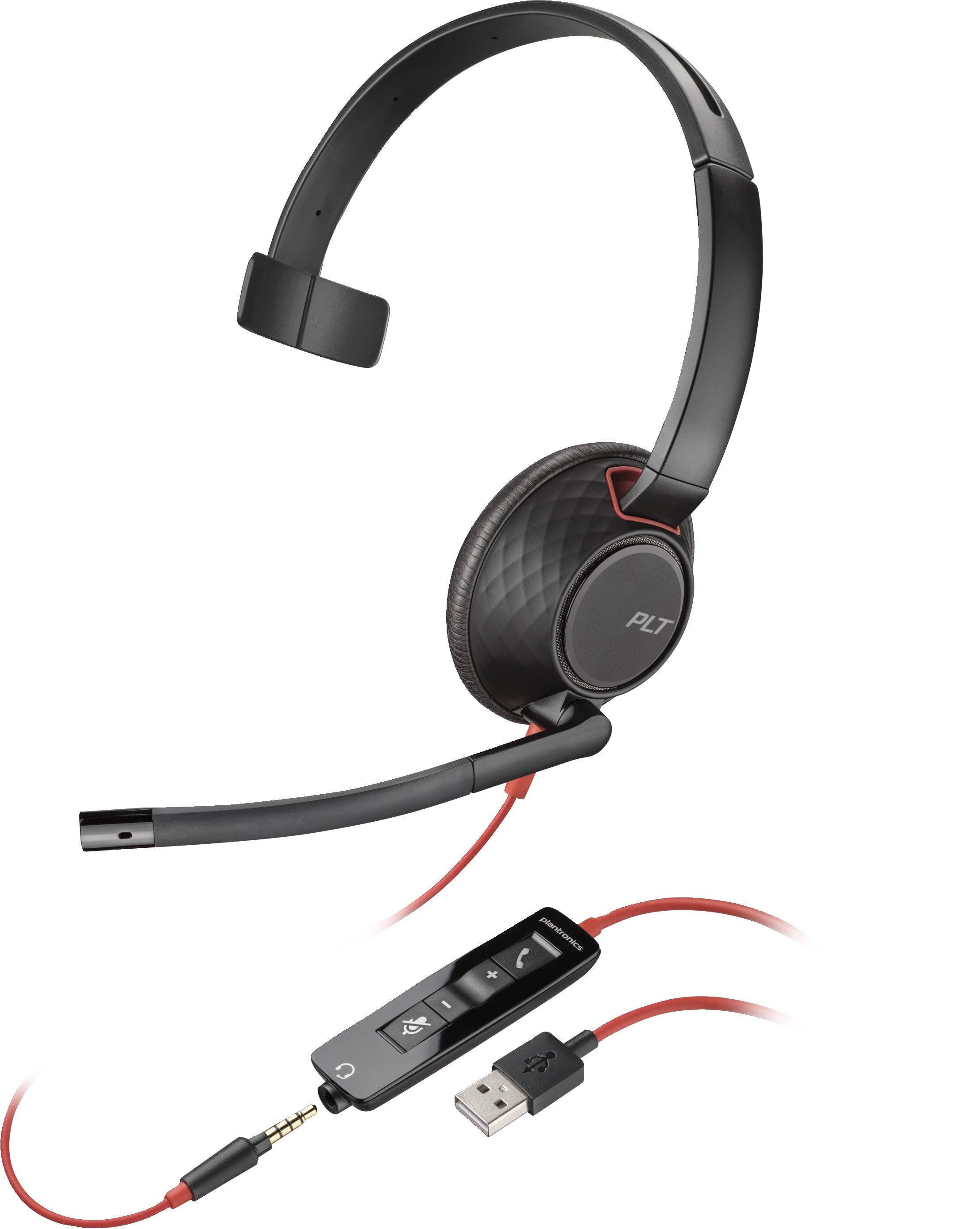 Poly Blackwire 5210 Monaural USB-A Headset (Bulk)
