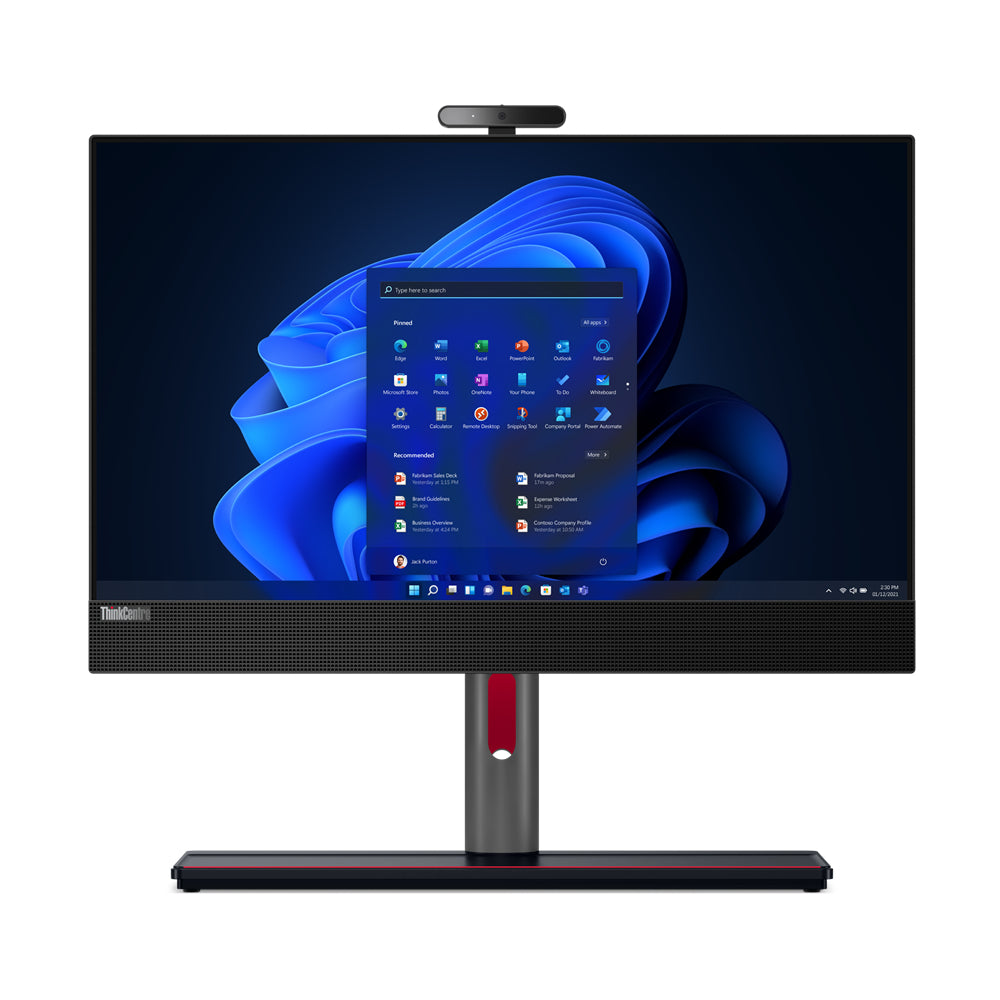 Lenovo ThinkCentre M90a Intel® Core™ i7 i7-12700 60.5 cm (23.8") 1920 x 1080 pixels Touchscreen All-in-One PC 16 GB DDR4-SDRAM 512 GB SSD Windows 11 Pro Wi-Fi 6 (802.11ax) Black