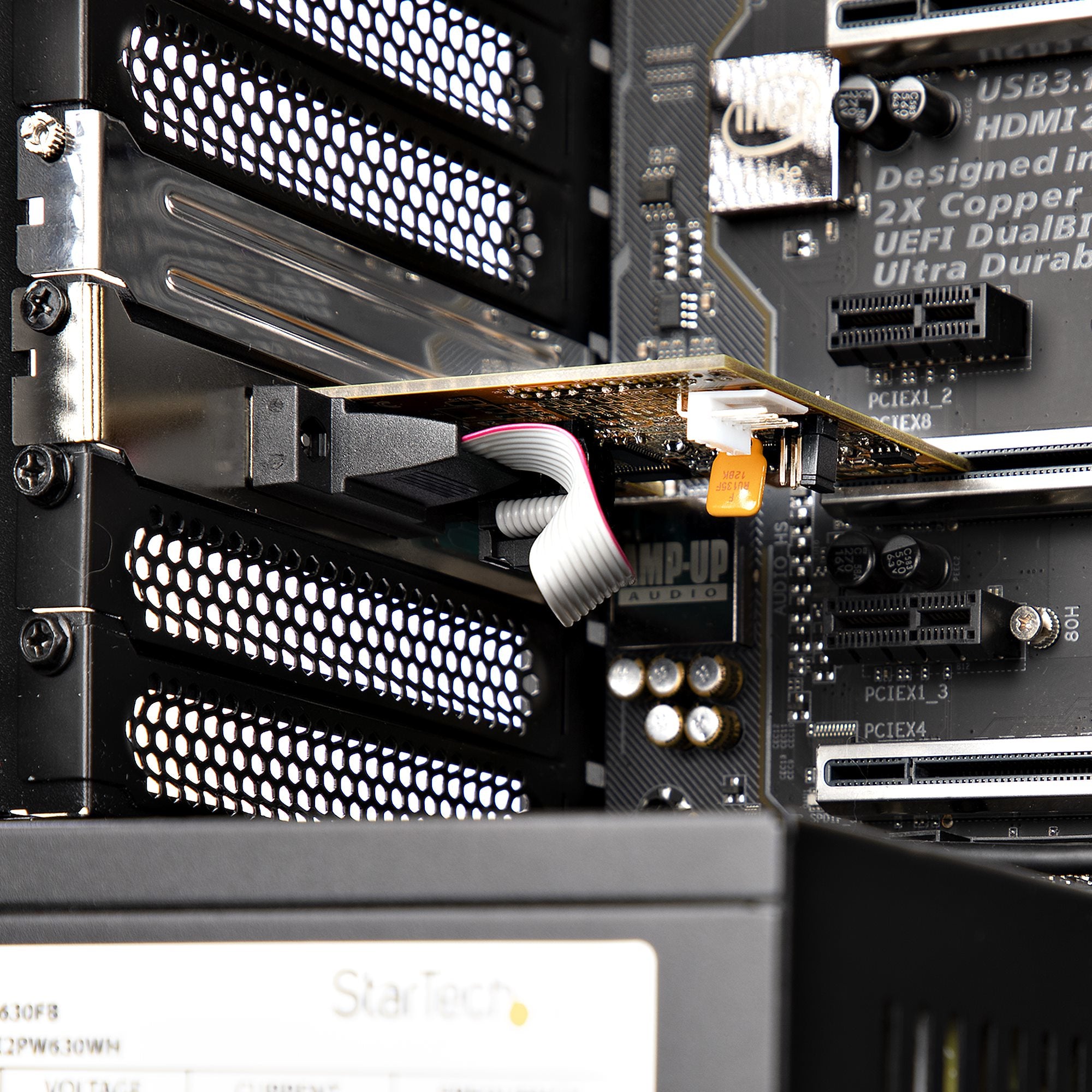 StarTech.com 2-Port PCI Express Serial Card, Dual Port PCIe to RS232 (DB9) Serial Card, 16C1050 UART, Standard or Low Profile Brackets, COM Retention, For Windows & Linux