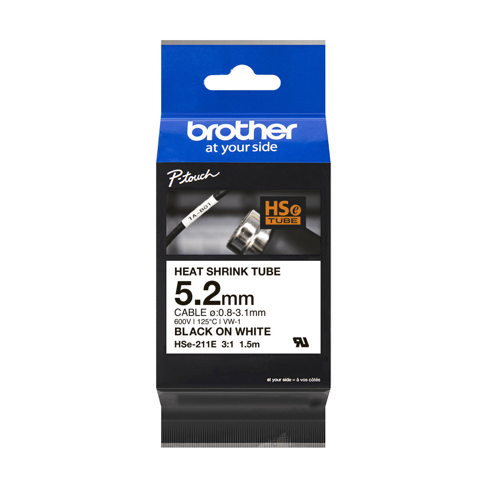 Brother HSe211E Labelling Tape