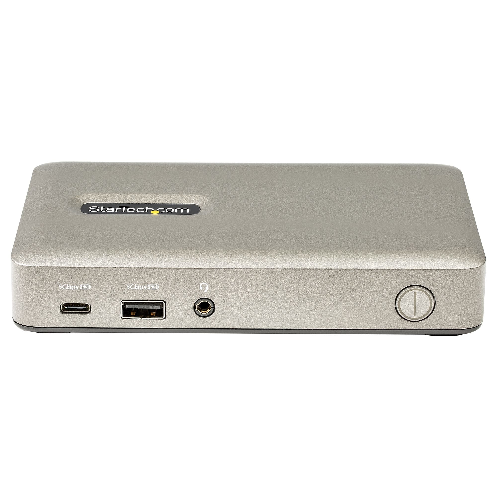 StarTech.com USB C Dock - USB-C to DisplayPort 4K 30Hz or VGA - 65W USB Power Delivery Charging - 4-Port USB 3.1 Gen 1 Hub - Universal USB-C Laptop Docking Station with Ethernet