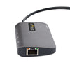 StarTech.com USB C Multiport Adapter, 4K 60Hz HDMI Video, 3 Port 5Gbps USB Hub, 100W Power Delivery Pass-Through, GbE, 12