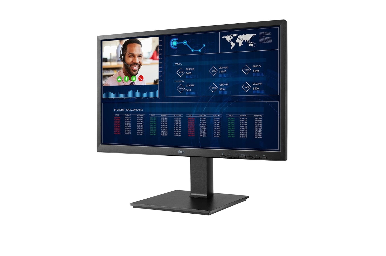 LG 24CN650W-AP All-in-One PC/workstation Intel® Celeron® J4105 60.5 cm (23.8") 1920 x 1080 pixels All-in-One thin client 8 GB DDR4-SDRAM 128 GB SSD Windows 10 IoT Enterprise Wi-Fi 5 (802.11ac) Black