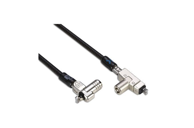 Kensington Slim N17 2.0 Keyed Dual Head Laptop Lock for Wedge-Shaped Slots