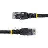 StarTech.com 10ft CAT6 Ethernet Cable - Black CAT 6 Gigabit Ethernet Wire -650MHz 100W PoE RJ45 UTP Molded Network/Patch Cord w/Strain Relief/Fluke Tested/Wiring is UL Certified/TIA