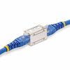StarTech.com Shielded RJ45 Coupler, Inline Cat6a Coupler, Female to Female (F/F) T568B Pinout, Shielded Ethernet Cable Extension