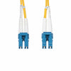 StarTech.com 1m (3.3ft) LC to LC (UPC) OS2 Single Mode Duplex Fiber Optic Cable, 9/125µm, 100G, Bend Insensitive, Low Insertion Loss - LSZH Fiber Jumper Cord