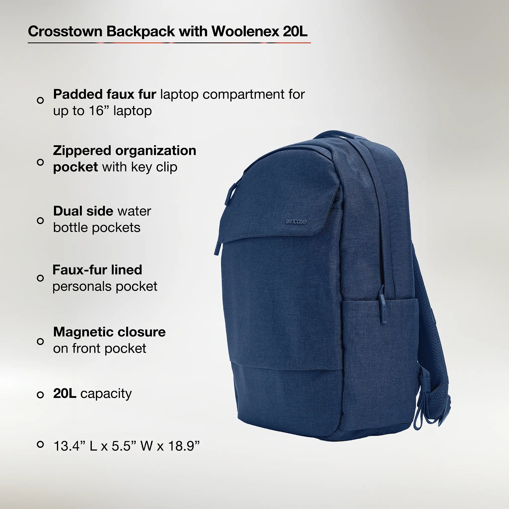 Incase INCO400801-NVY backpack City backpack Navy
