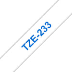 Brother Tape 12mm Blue On White Tz Tape (Each)