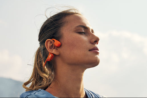 SHOKZ OpenRun Pro 2 Mini Wireless Bone Conduction Sports Bluetooth Headphones - Orange