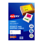 AV Laser Lbl Orng L7163FO Pk25