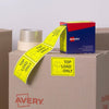 Avery 932617 Message Label Top Load Only Flouro Yellow 750 Pack