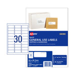 AV Gen Lbl L7158GU 30Up Pk100
