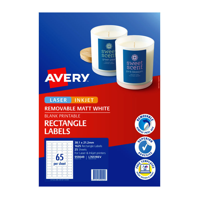 AV LIP Lbl L7651REV 65Up Pk25