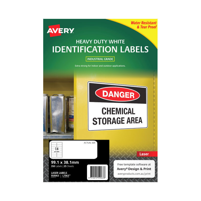 AV Laser Lbl L7063 14Up Pk25