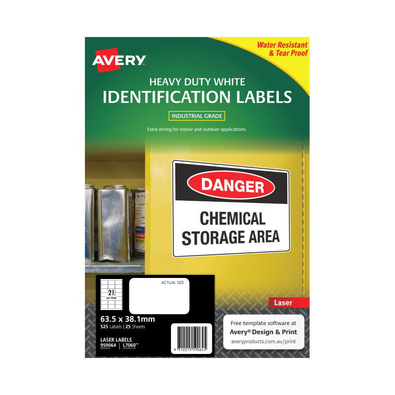 AV Laser Lbl L7060 21Up Pk25