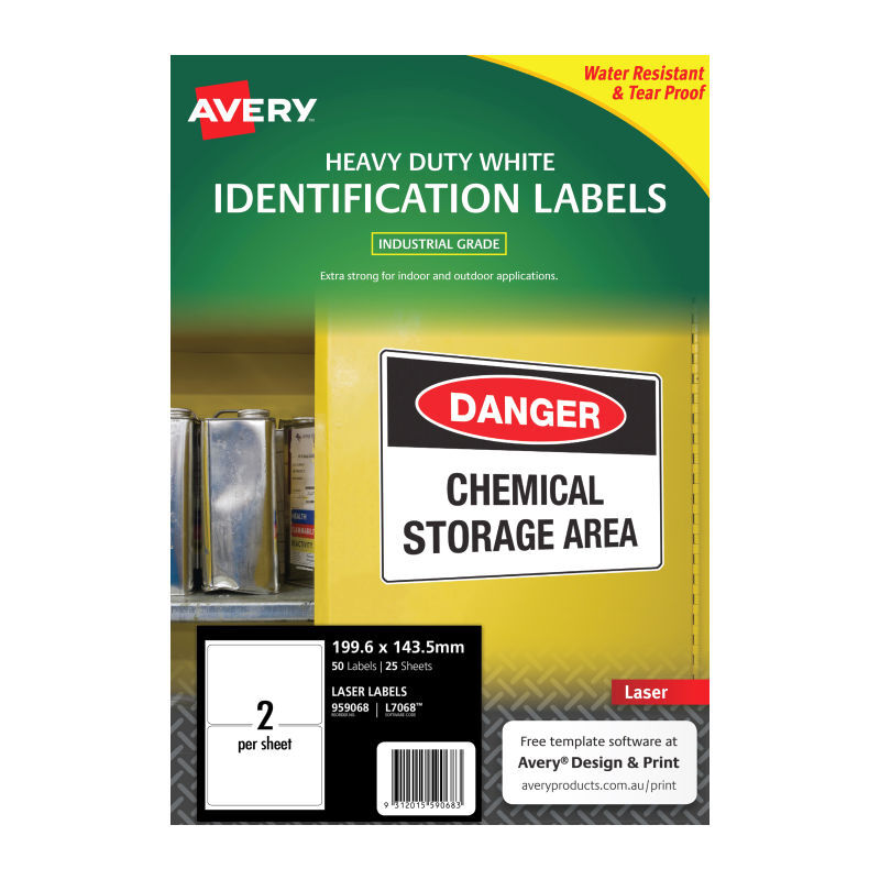 AV Laser Lbl HD L7068 2Up Pk25